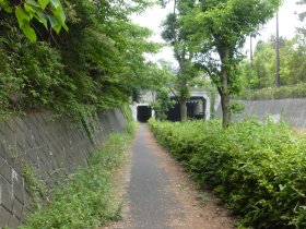 横浜カントリーの間の道