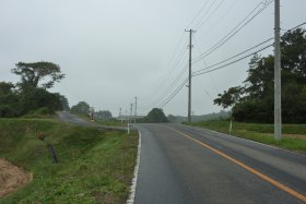 海道下の旧道入り口