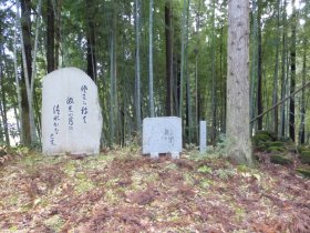 芭蕉公園の句碑