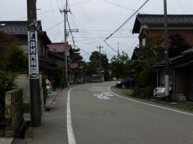 柏野の町並み