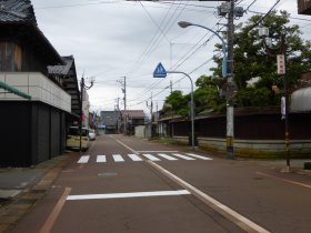 動橋の町並み