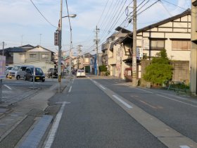 金津の町並み